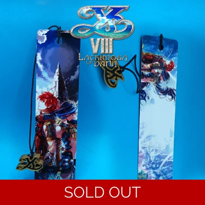 Ys VIII Lacrimosa of Dana aluminium bookmark Ys VIII Lacrimosa of Dana aluminium bookmark